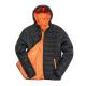 Chaqueta acolchada Ref.TTR233M-NEGRO/NARANJA