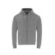 Sudadera adulto capucha + cremallera Walder Ref.21299-GRIS