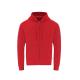 Sudadera adulto capucha + cremallera Walder Ref.21299-ROJO