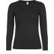 Camiseta e150 manga larga mujer Ref.TTCGTW06T-NEGRO