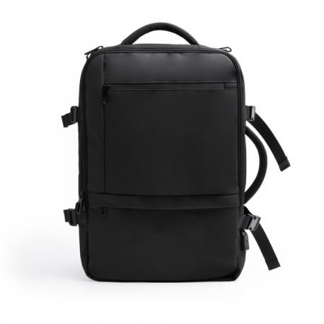 La mochila de viaje extensible realizada en PU Leather ofrece gran capacidad y confort con espalda y asas acolchadas RAYAN