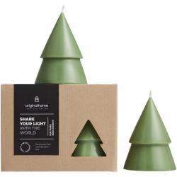 Originalhome set de 2 velas árbol de navidad - M 