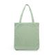 Bolsa de pana con asas largas de 60 cm FASLER Ref.RBO1621-VERDE SALVIA 