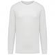 Sudadera  ecorresponsable de cuello redondo unisex Ref.TTNS400-BLANCO