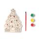 Set para colorear con diseño navideño en madera CANDEL Ref.RXM1512-ARBOL 