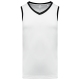 Camiseta de baloncesto hombre Ref.TTPA4050-BLANCO NEGRO