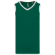 Camiseta de baloncesto hombre Ref.TTPA4050-VERDE OSCURO/BLANCO