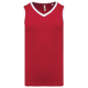 Camiseta de baloncesto hombre Ref.TTPA4050-ROJO/BLANCO DEPORTIVO