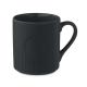 Taza de cerámica mate 340 ml Ribmug Ref.MDMO2397-NEGRO 