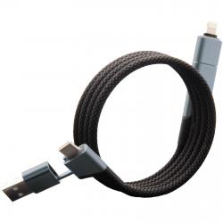 Cable de carga magnética ultrarrápida de 100 w 4 en 1 de rpet SCX.design c52 SCX.design c52