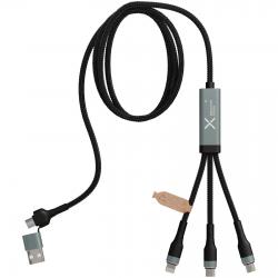 Cable de carga ultrarrápida de 100 w 5 en 1 de rpet SCX.design c53