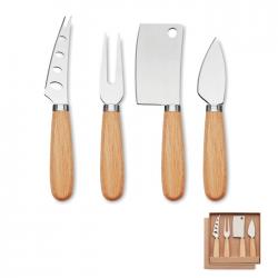 Set de 4 cuchillos para queso Camembert