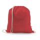 Mochila confeccionada en algodón reciclado 70% y poliéster 30% rpet 150 gm² Istanbul Ref.PS92083-ROJO 