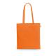 Bolsa fabricada en algodón reciclado 70% y poliéster 30% rpet 150 gm² Mexico Ref.PS92323-NARANJA 