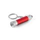 Llavero de aluminio 92% reciclado con linterna led de 3 posiciones Relergan Ref.PS95092-ROJO 