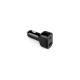 Adaptador para mechero con puerto usba de 18 w y usbc de 20 w en 100% rabs Dirac Ref.PS97189-NEGRO 