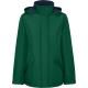 Parka acolchada entallada de tejido impermeable para mujer AMERICA WOMAN Ref.RPK5073-VERDE BOTELLA