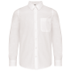 Camisa popelina manga larga niños Ref.TTK521-BLANCO