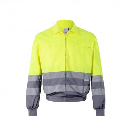 Chaqueta de sarga bicolor 210gm² en poliéster 80% y algodón 20% Vl neptune