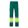 Pantalón de sarga multibolsillos bicolor 210 gm² en algodón 20 % y poliéster 80 % Vl poseidon