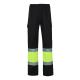 Pantalón de sarga multibolsillos bicolor 210 gm² en algodón 20 % y poliéster 80 % Vl poseidon Ref.PS36054-NEGRO