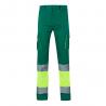 Pantalón elástico multibolsillos bicolor 240 gm² en algodón 46 % eme 38 % y poliéster 16 % Vl zeus