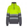 Sudadera bicolor 300gm² en tejido polar de poliéster 100% Vl thor