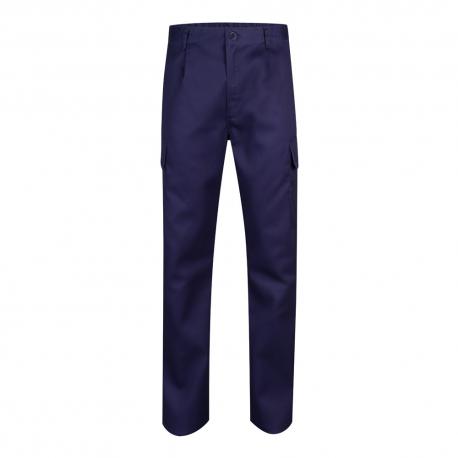 Pantalón multibolsillos de sarga 190gm² en algodón 20% y poliéster 80% Vl aine