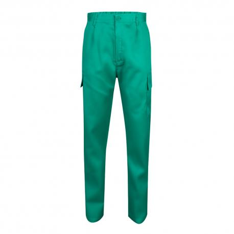 Pantalón multibolsillos de sarga 190gm² en algodón 20% y poliéster 80% Vl aine