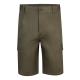 Bermudas en sarga multibolsillos 200gm² en algodón 35% y poliéster 65% Vl chione Ref.PS36115-VERDE MILITAR