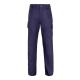 Pantalón multibolsillos de sarga 200gm² en algodón 35% y poliéster 65% Vl mabon Ref.PS36116-AZUL