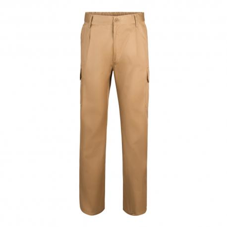 Pantalón multibolsillos de sarga 200gm² en algodón 35% y poliéster 65% Vl mabon