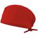 Gorro sanitario de sarga 190gm² en algodón 35% y poliéster 65%. Vl enlil Ref.PS36126-ROJO 