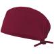 Gorro sanitario de sarga 190gm² en algodón 35% y poliéster 65%. Vl enlil Ref.PS36126-BURDEOS 