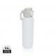 Botella deportiva Via RCS Re-steel con tapa bloqueable 600ML Ref.XDP43750-BLANCO 