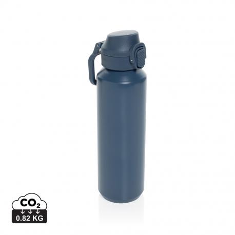 Botella deportiva Via RCS Re-steel con tapa bloqueable 600ML