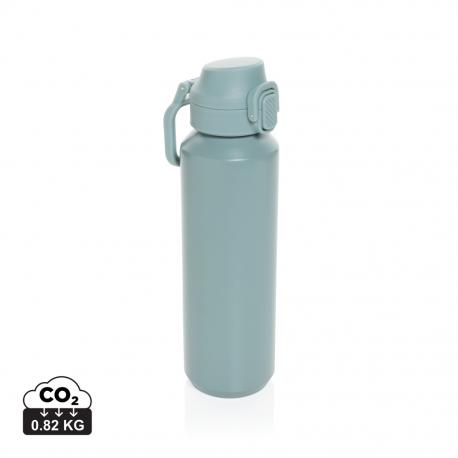 Botella deportiva Via RCS Re-steel con tapa bloqueable 600ML