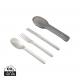 Set de cubiertos negro+Blum Ref.XDP43907-PLATA 