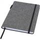 Libreta de tamaño a5 de PET reciclado Orin Ref.PF107742-GRIS 