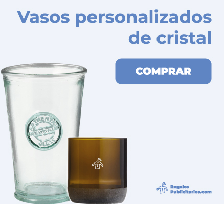 vasos personalizados de cristal