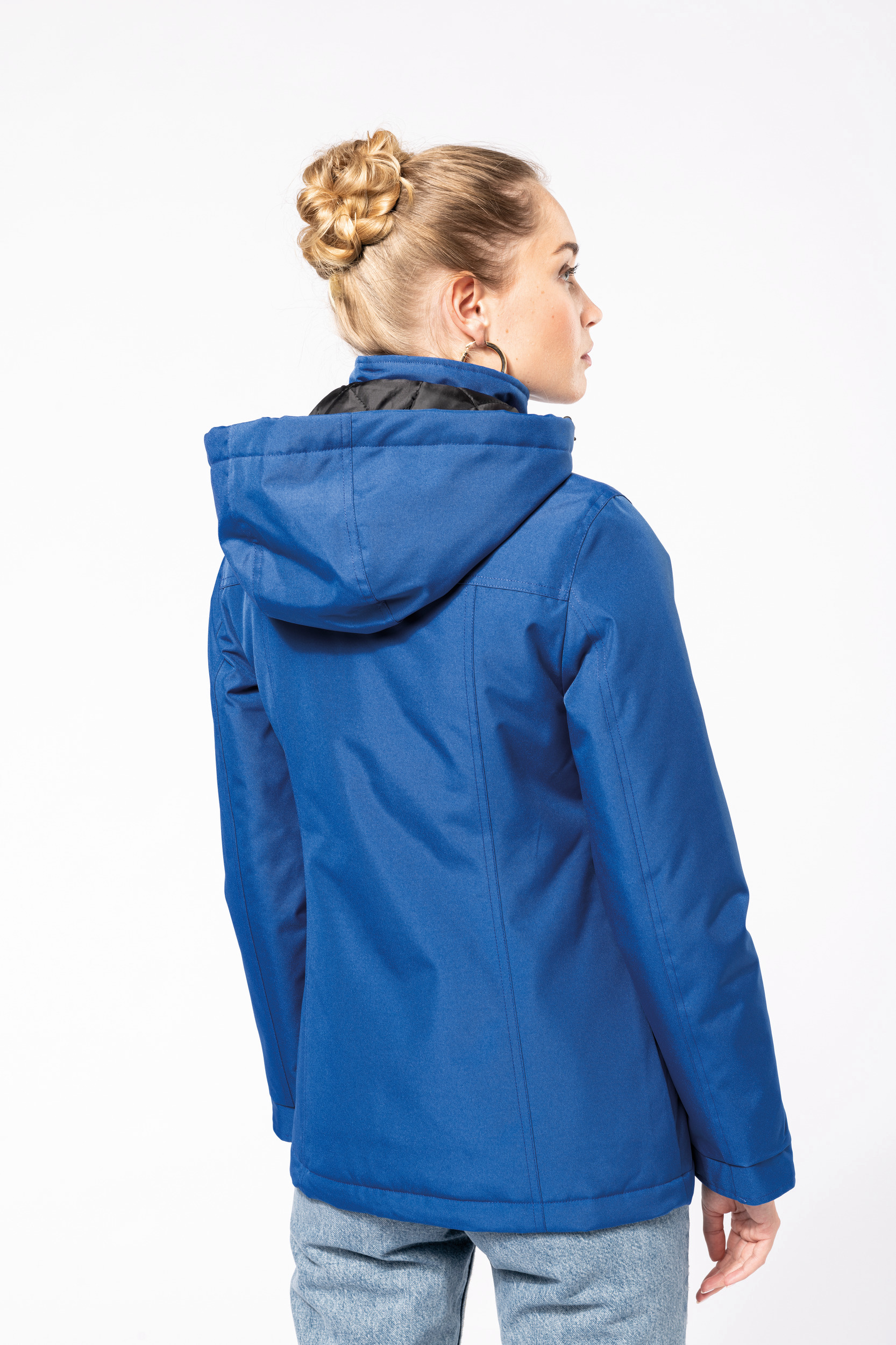 Parka acolchada mujer impermeable